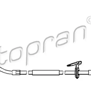 Billig TOPRAN Seilzug, Feststellbremse 501102