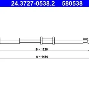 Aktuell ATE Seilzug, Feststellbremse 24.3727-0538.2