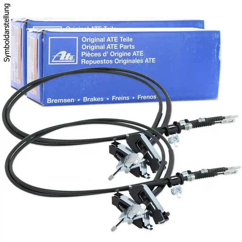 2x ATE Handbremsseil hinten links + rechts passend für BMW 3 E46 316 318 320 Neu