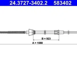 Angebot ATE Seilzug, Feststellbremse