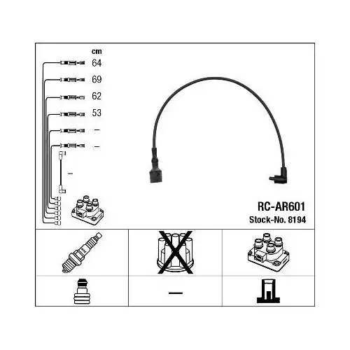 Preisknaller NGK Zündleitungssatz 8194