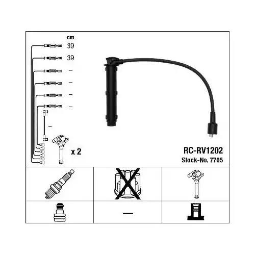 Top-Angebot NGK Zündleitungssatz 7705