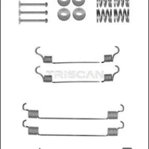 Geprüft TRISCAN Zubehörsatz Bremsbacken Trommelbremse Montagesatz 8105 102597