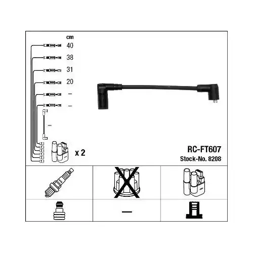 Preisknaller NGK Zündleitungssatz 8208