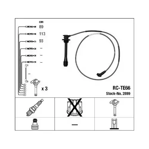 Preiswert NGK Zündleitungssatz 2899