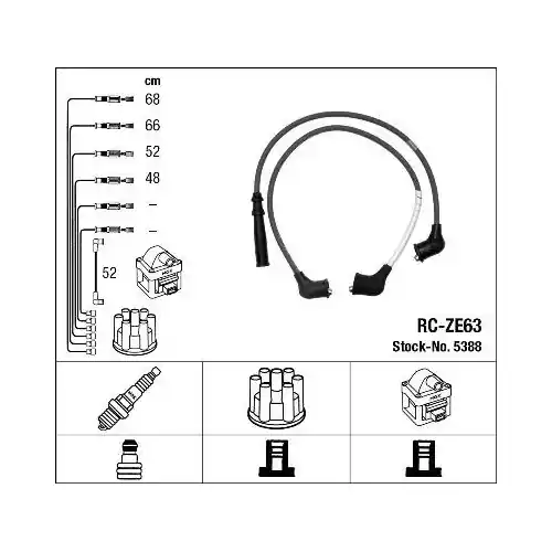 Rabatt NGK Zündleitungssatz 5388