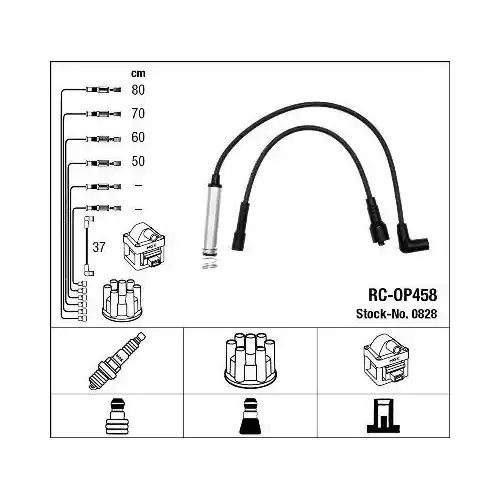 Nur Für Kurze Zeit NGK Zündleitungssatz 0828
