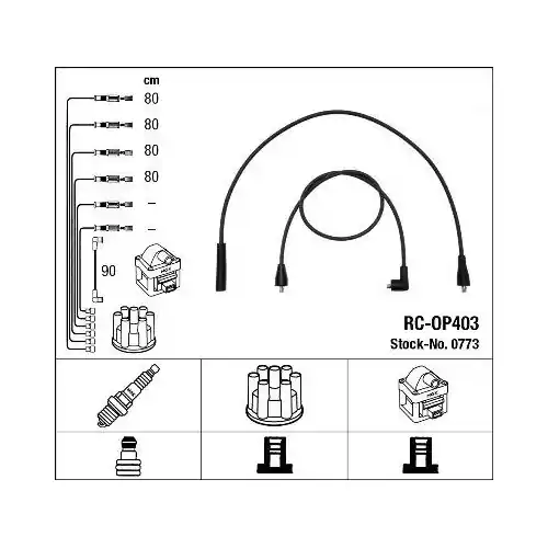 Abverkauf NGK Zündleitungssatz 0773