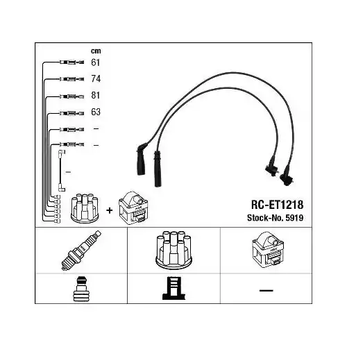 Sonderaktion NGK Zündleitungssatz 5919