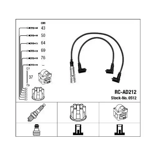 NGK Zündleitungssatz 0512 Rabatt
