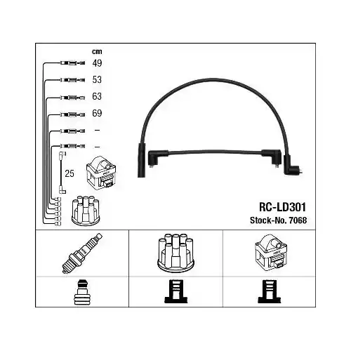 Must-Have NGK Zündleitungssatz 7068