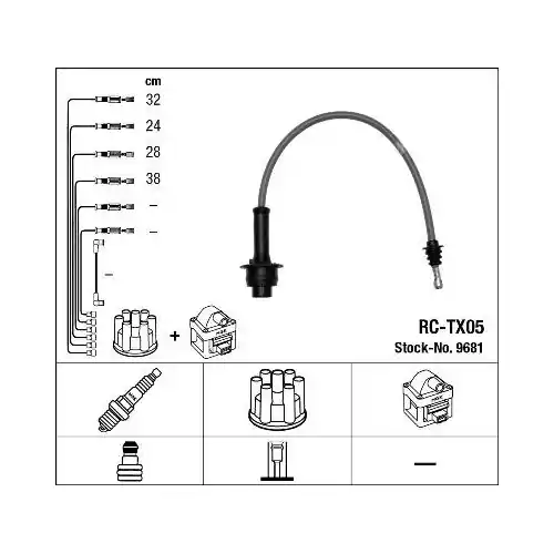 Preisknaller NGK Zündleitungssatz 9681