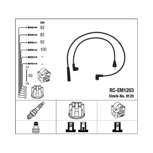 Preis Gesenkt NGK Zündleitungssatz 9120