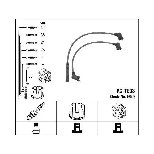 Kracherpreis NGK Zündleitungssatz 9649