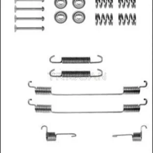 Zertifiziert TRISCAN Zubehörsatz Bremsbacken Trommelbremse Montagesatz 8105 152549