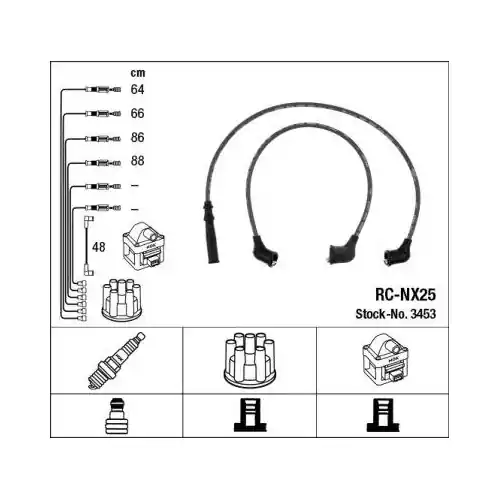 Sichere Zahlung NGK Zündleitungssatz 3453