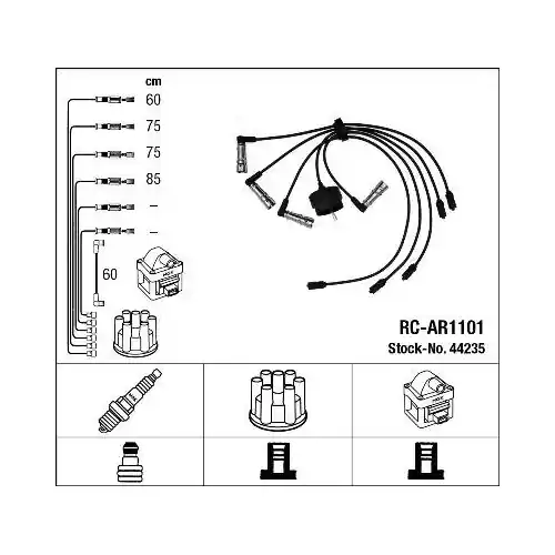 Nur Für Kurze Zeit NGK Zündleitungssatz 44235