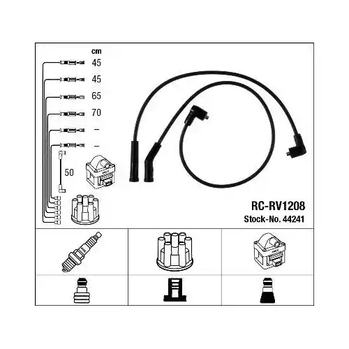 Kostenloser Rückversand NGK Zündleitungssatz 44241