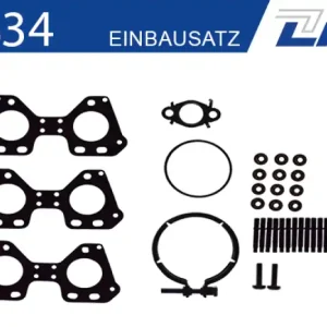 Sofort Bestellen LRT Montagesatz, Abgaskrümmer EK834