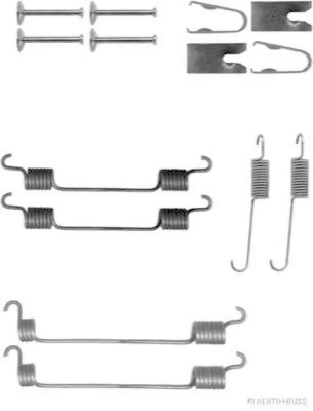 Neu Im Sortiment HERTH+BUSS JAKOPARTS Zubehörsatz, Bremsbacken J3562009