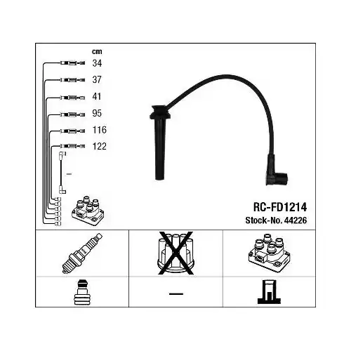 Mega-Angebot NGK Zündleitungssatz 44226