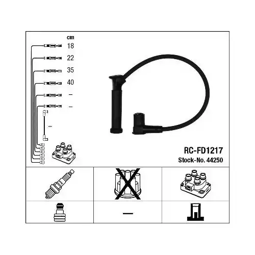 NGK Zündleitungssatz 44250 Solange Der Vorrat Reicht