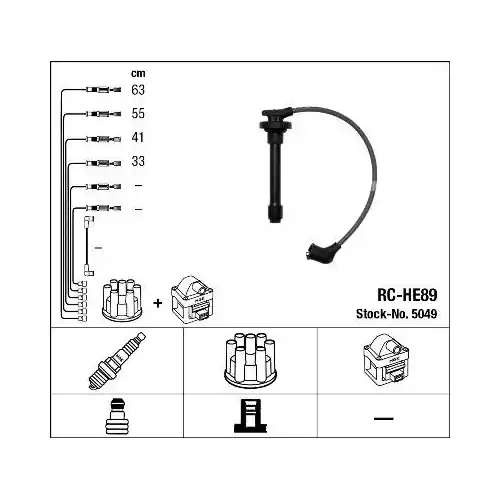 Begrenztes Angebot NGK Zündleitungssatz 5049