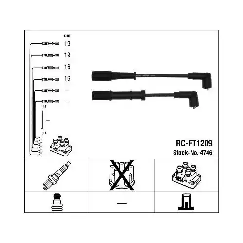 NGK Zündleitungssatz 4746 Sale