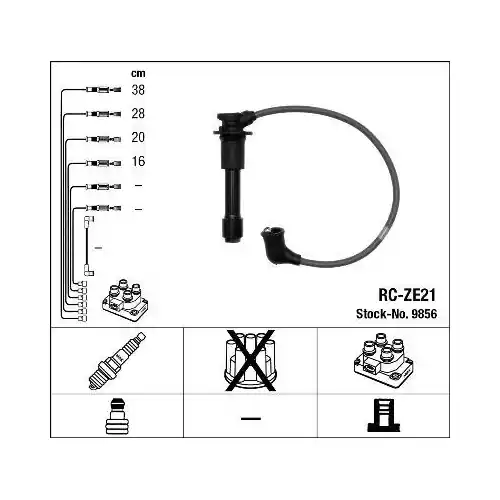 Markenware NGK Zündleitungssatz 9856