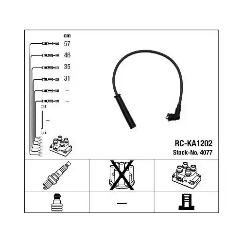 Aktuell NGK Zündleitungssatz 4077