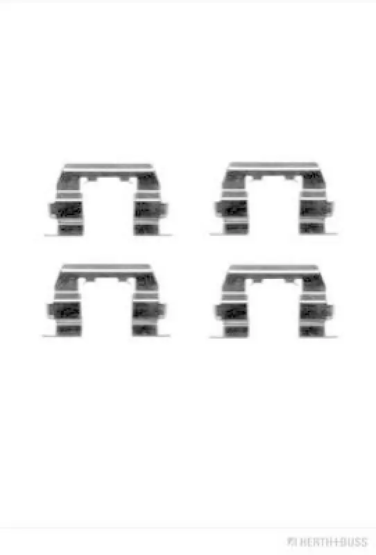 HERTH+BUSS JAKOPARTS Zubehörsatz, Scheibenbremsbelag J3660507 Neue Kollektion