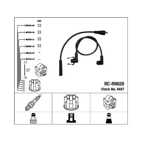 NGK Zündleitungssatz 8487 Top-Angebot
