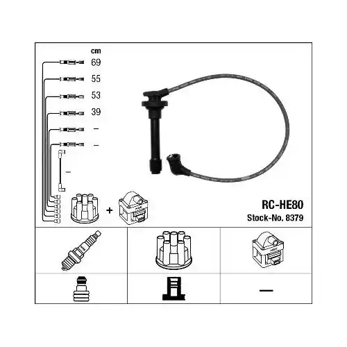 Top-Preis NGK Zündleitungssatz 8379
