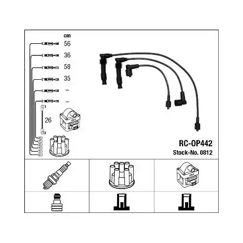 Preisknaller NGK Zündleitungssatz 0812
