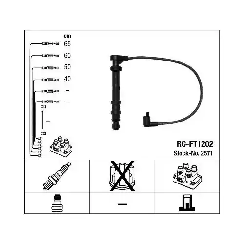 NGK Zündleitungssatz 2571 Super-Preis
