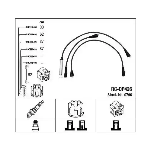 Jetzt Bestellen NGK Zündleitungssatz 0796