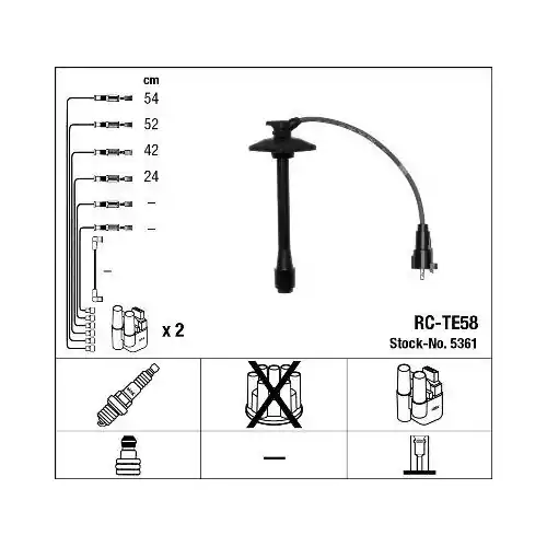 NGK Zündleitungssatz 5361 Billig
