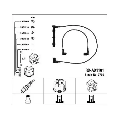 Sale NGK Zündleitungssatz 7709
