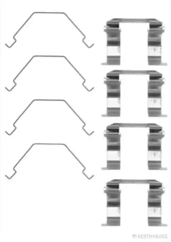 Kostenloser Rückversand HERTH+BUSS JAKOPARTS Zubehörsatz, Scheibenbremsbelag J3663007
