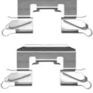 HERTH+BUSS JAKOPARTS Zubehörsatz, Scheibenbremsbelag J3666005 Abverkauf