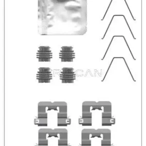 Expressversand TRISCAN Zubehörsatz, Scheibenbremsbelag 8105 431659
