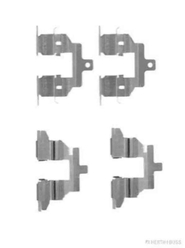 HERTH+BUSS JAKOPARTS Zubehörsatz, Scheibenbremsbelag J3661023 Markenware