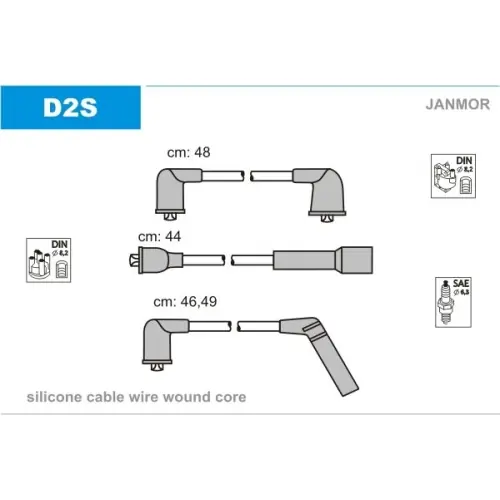 Zündleitungssatz D2S Direkt Vom Hersteller