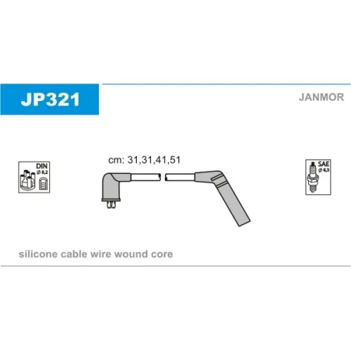 Zündleitungssatz JP321 Wochenendangebot