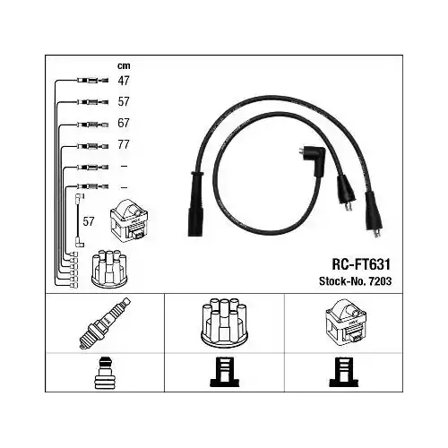 Jetzt Kaufen NGK Zündleitungssatz 7203