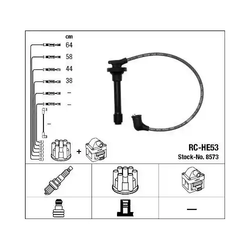 NGK Zündleitungssatz 8573 Finale Aktion