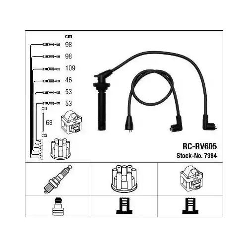 NGK Zündleitungssatz 7384 Aktuell