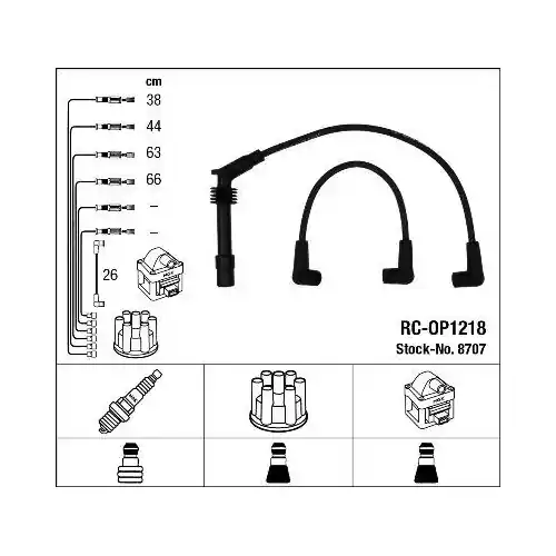 Bestseller NGK Zündleitungssatz 8707