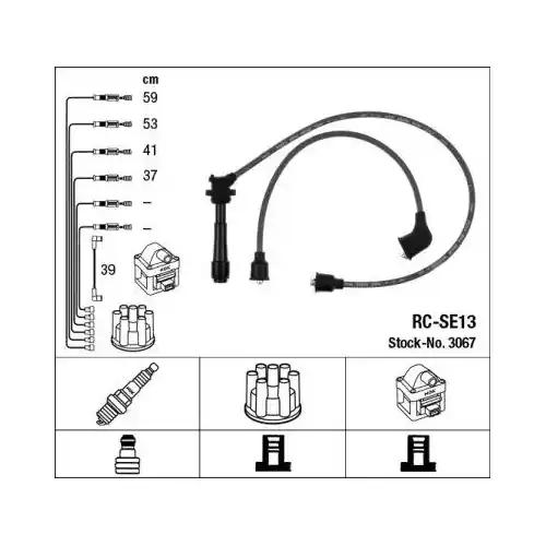 NGK Zündleitungssatz 3067 Top-Seller