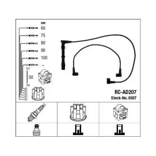 Sofort Bestellen NGK Zündleitungssatz 0507
